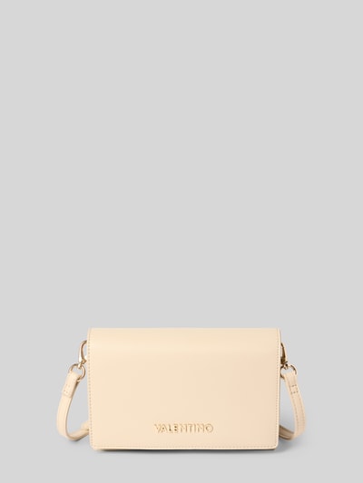 VALENTINO BAGS Handtas met labelapplicatie, model 'EMBER' Ecru - 1