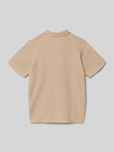 JACK & JONES regular fit poloshirt in brei-look model 'Max' Zand - 3