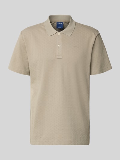 Produktfoto, Regular Fit Poloshirt mit Logo von G-Star Raw aus bawełna, krój regular fit, listwa guzikowa, długość tyłu w rozmiarze M: 74 cm