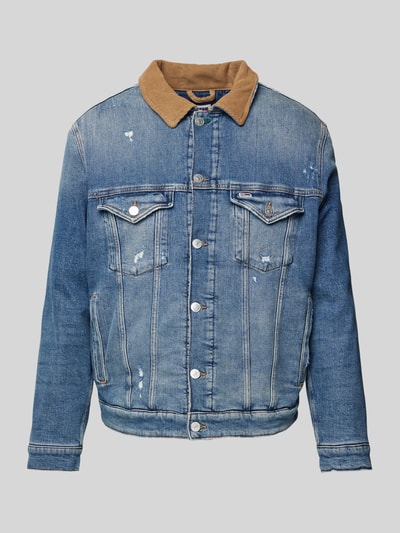 Tommy Jeans Jeansjack in used-look, model 'RYAN' Blauw - 1