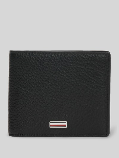 Tommy Hilfiger Portfel z naturalnej skóry BLACK 1