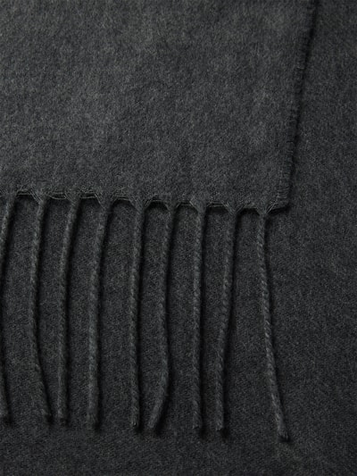 Christian Berg Men Sjaal met franjes Antraciet gemêleerd - 2
