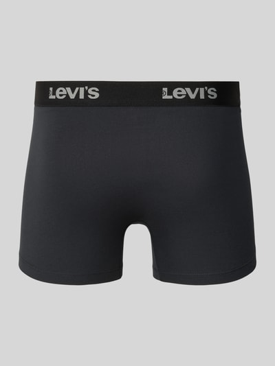 Levi's® Boxershorts mit elastischem Logo-Bund im 3er-Pack Black 3