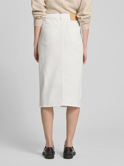 Gant Midi-rok in 5-pocketmodel Offwhite - 5