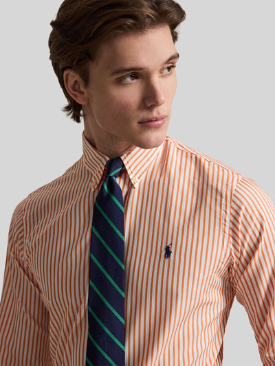 Polo Ralph Lauren custom fit vrijetijdsoverhemd van puur katoen Oranje - 3