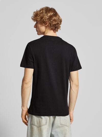 Tommy Jeans T-Shirt mit Label-Print Black 5