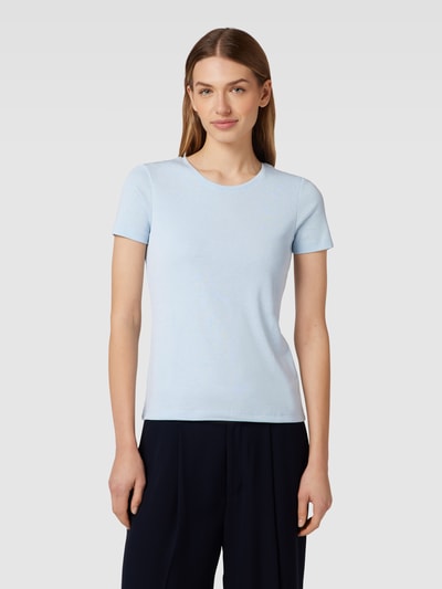 Montego T-Shirt mit Rundhalsausschnitt Hellblau Melange 4