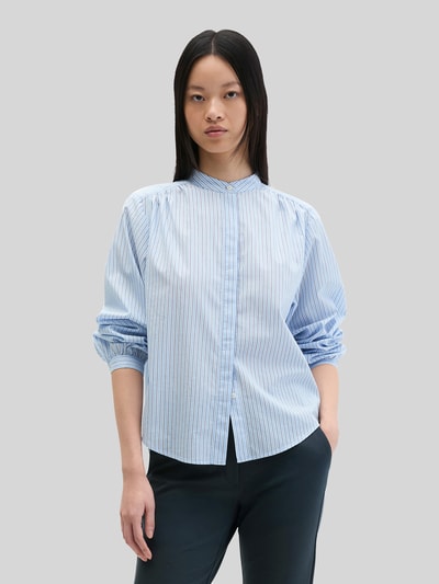 Marc O'Polo regular fit overhemdblouse van puur katoen Bleu - 4