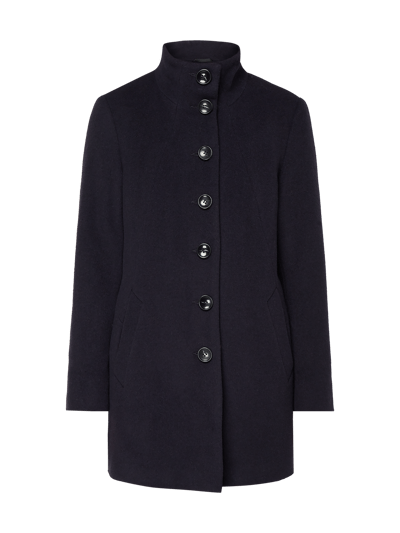 Milo Coats Wollmantel mit Stehkragen  Marine 2