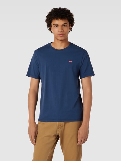 Levi's® T-shirt met labelpatch Marineblauw - 4