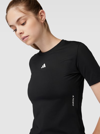 Adidas Training T-Shirt mit Label-Print Black 3