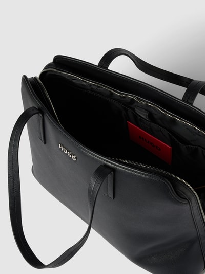 HUGO Laptoptasche mit Label-Applikation Modell 'Chris' Black 5