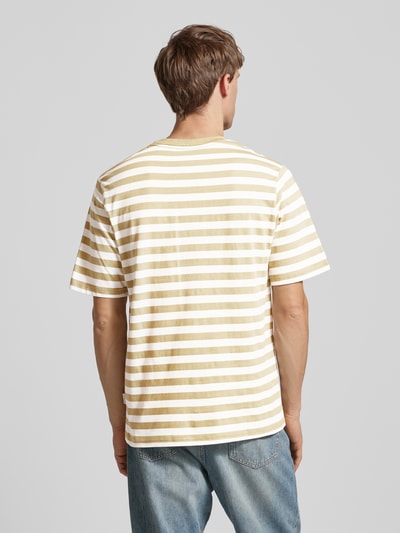 Jack & Jones T-Shirt mit Label-Print Modell 'VESTERBRO' Oliv 5