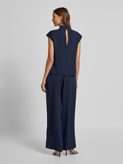 mbyM Jumpsuit met opstaande kraag, model 'Maaja' Marineblauw - 5