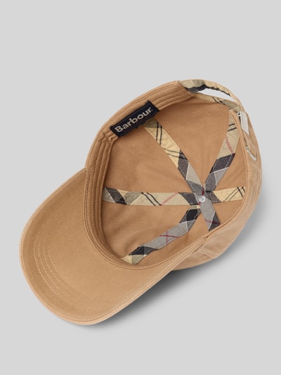 Barbour Basecap aus reiner Baumwolle Modell 'CASCADE' Beige 2