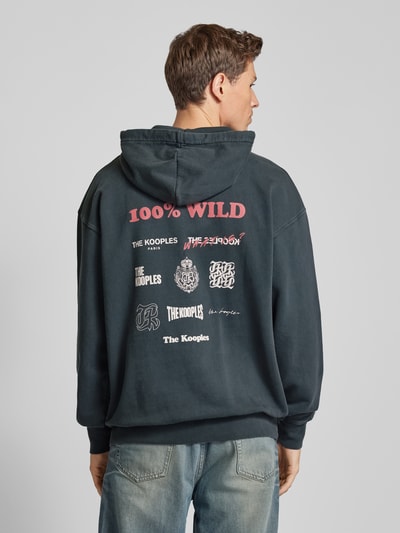 THE KOOPLES Hoodie mit Label-Print Black 5