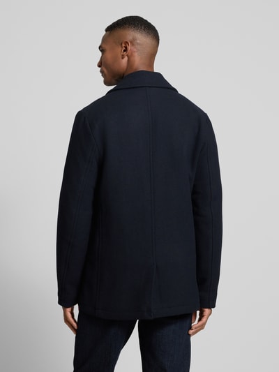 Casual Friday Jack met reverskraag, model 'METS' Donkerblauw - 5