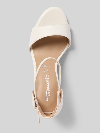 Tamaris Sandalette mit Blockabsatz Weiss 3