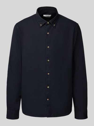 SELECTED HOMME Regular fit vrijetijdsoverhemd van puur biologisch katoen, model 'REGNOAH' Marineblauw - 2