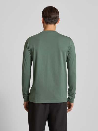 BOSS Green Regular Fit Langarmshirt aus Baumwoll-Mix Modell 'TEE LONG' Lind 5