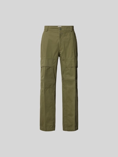 Closed Relaxed Fit Cargohose mit Stretch-Anteil Oliv 2