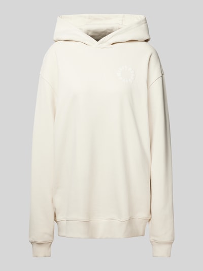 Hugo Blue Oversized Hoodie mit Statement-Print Beige 2