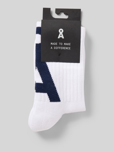 Armedangels Socken aus Baumwoll-Mix Modell 'SAAMUS SHORT' Weiss 3
