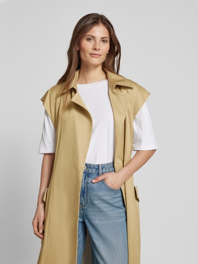 Gestuz Trenchcoat mit Taillengürtel Modell 'souri' Beige 3