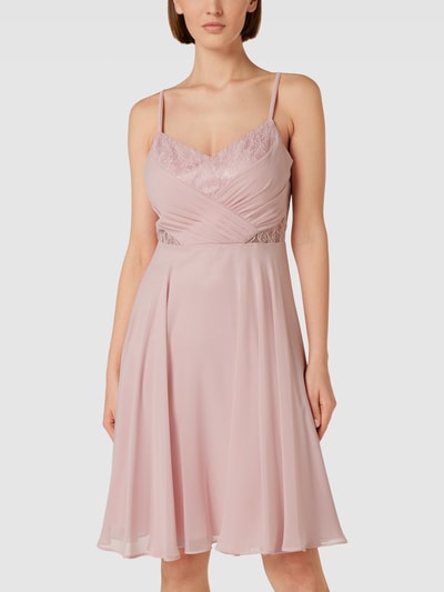 V.M. Cocktailkleid mit Spitzenbesatz Rose 4