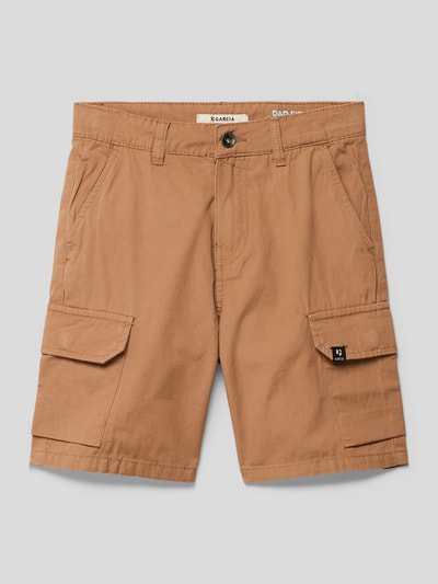 Garcia Cargoshorts mit Label-Detail Modell 'CARGO' Beige 1