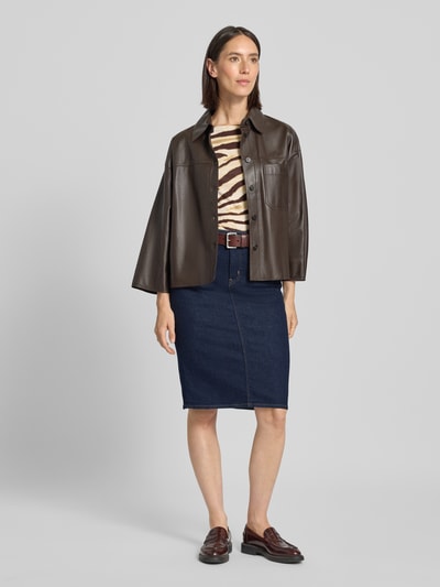 Lauren Ralph Lauren Knielanger Jeansrock Modell 'DANIELA' Jeansblau 1