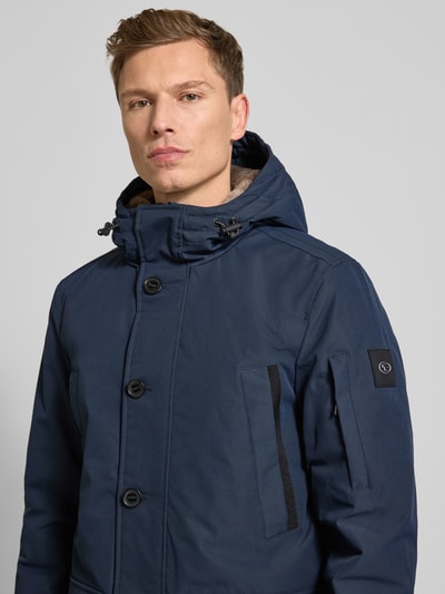 Tom Tailor Regular Fit Parka mit Kapuze Dunkelblau 3