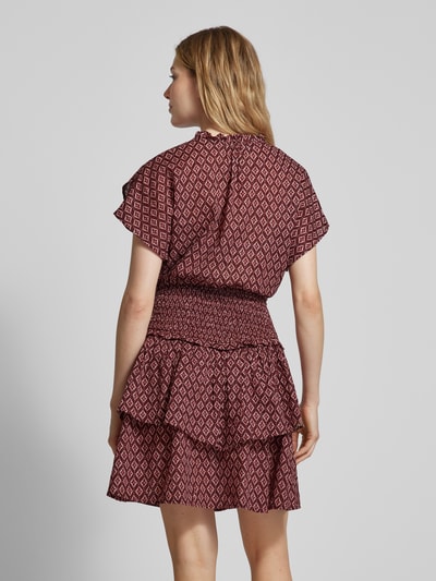 Scotch & Soda Minikleid im Stufen-Look Bordeaux 5