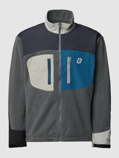 Billionaire Boys Club Fleecejack met colour-blocking-design Middengrijs - 2