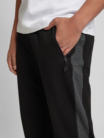 Joy Sweatpants met contraststrepen, model 'FERNANDO' Zwart - 3