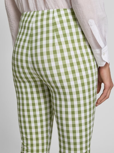 SEDUCTIVE Capribroek met persplooien, model 'CAPRI' Groen - 3