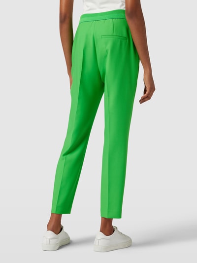 s.Oliver BLACK LABEL Stoffen broek met bandplooien Groen - 5