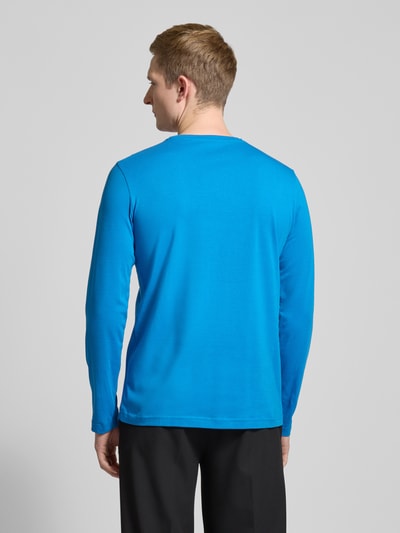 Fynch-Hatton Longsleeve mit Logo-Print Blau 5