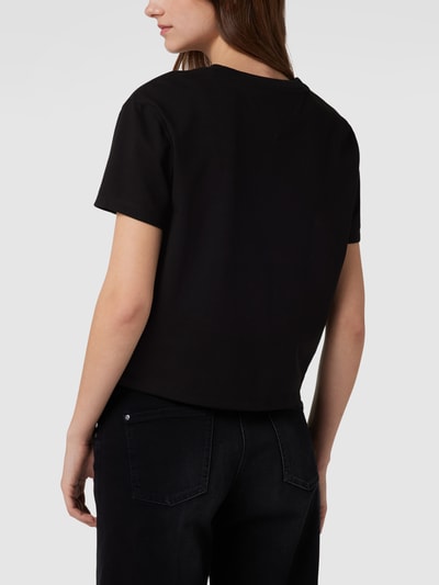 Tommy Jeans T-Shirt mit Label-Patch Black 5