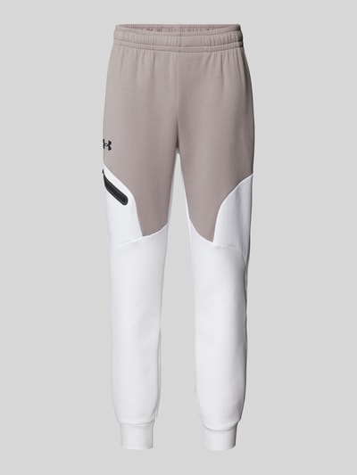 Under Armour Sweatpants mit Label-Print Hellgrau 2