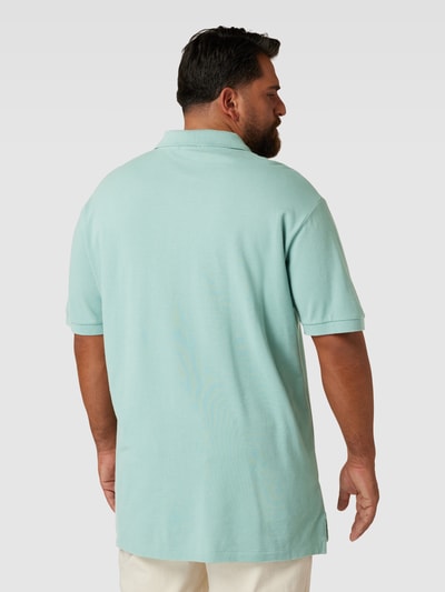 Polo Ralph Lauren Big & Tall PLUS SIZE poloshirt met labelstitching Lichtgroen - 5