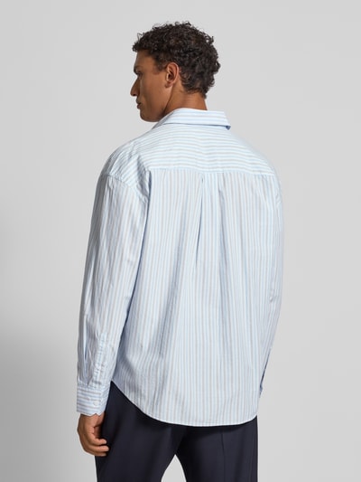 Casual Friday Koszula casualowa o kroju regular fit z kieszenią na piersi model ‘WILLE’ Jasnoniebieski 5