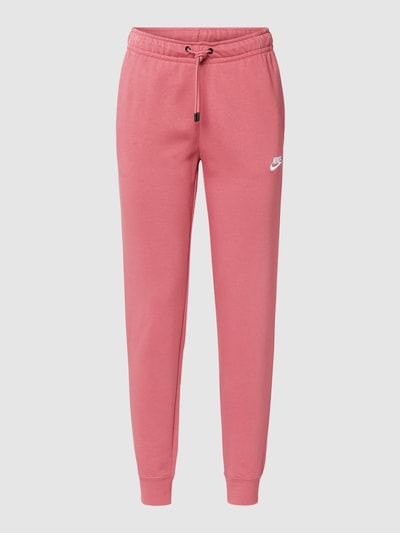 Nike Standard fit sweatpants met labelstitching Felroze - 2