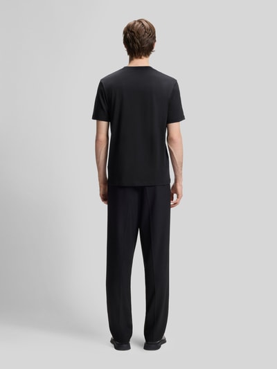 HUGO Regular Fit T-Shirt aus reiner Baumwolle Black 5
