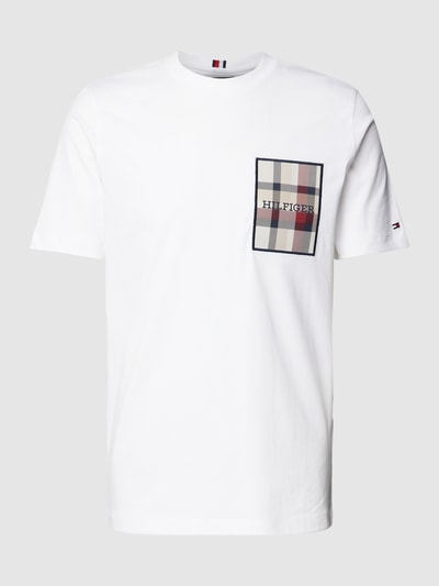 Tommy Hilfiger T-shirt z naszywką z logo Biały 2