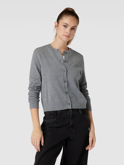 Marc O'Polo Denim Strickjacke mit Knopfleiste Silber 4