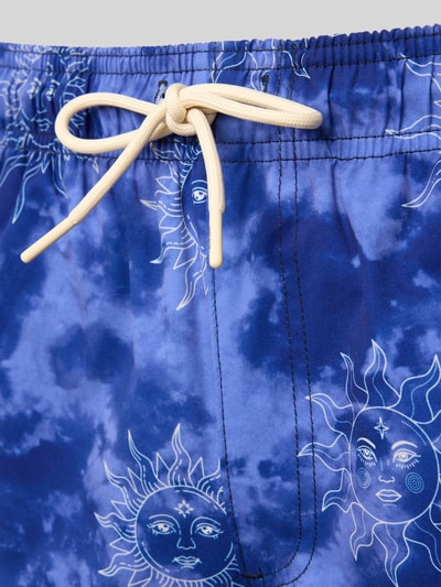 Jack & Jones Badehose mit seitlichen Eingrifftaschen Modell 'MAUI' Dunkelblau 2