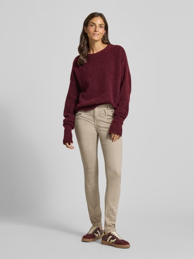 Buena Vista Skinny Fit Jeans mit Gesäßtaschen Beige 1