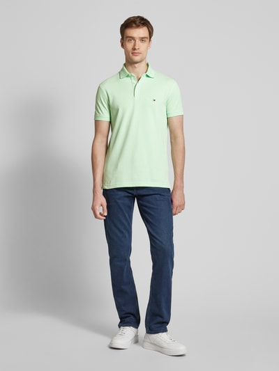 Tommy Hilfiger Poloshirt mit Label-Stitching Mint 1