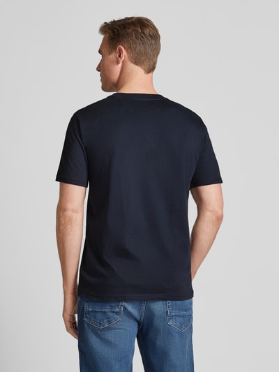 Marc O'Polo Regular Fit T-Shirt aus reiner Baumwolle Marine 5